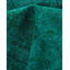 Tapis vert / noir surteint de conception unique 8 pi 2 po x 10 pi 2 po Overdyed