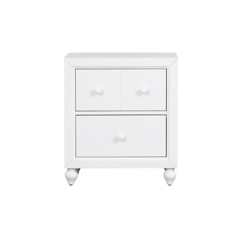 Droskyn 2 Drawer Nightstand, White