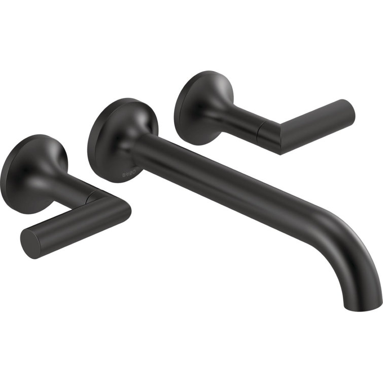 Brizo Jason Wu for Brizo™: Two-Handle Wall Mount Tub Filler--Matte Black