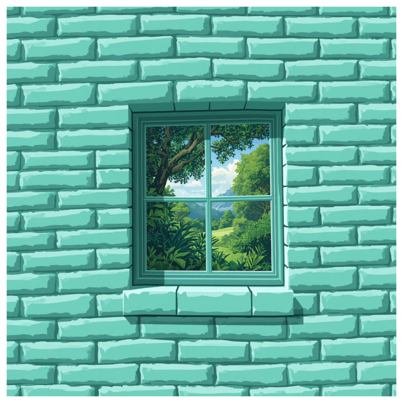 Tapis de bain mural turquoise, L 34 po x L 21 po