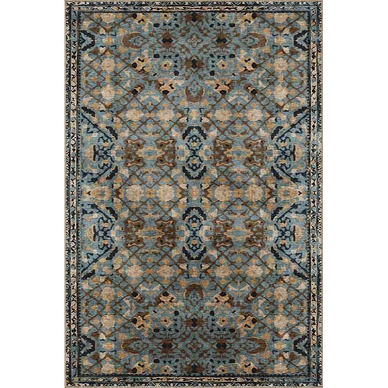 Abstract Ethnic Patterned Modern Decorative Rug, Runner 4'11" x 9'10" Rug Pad Included