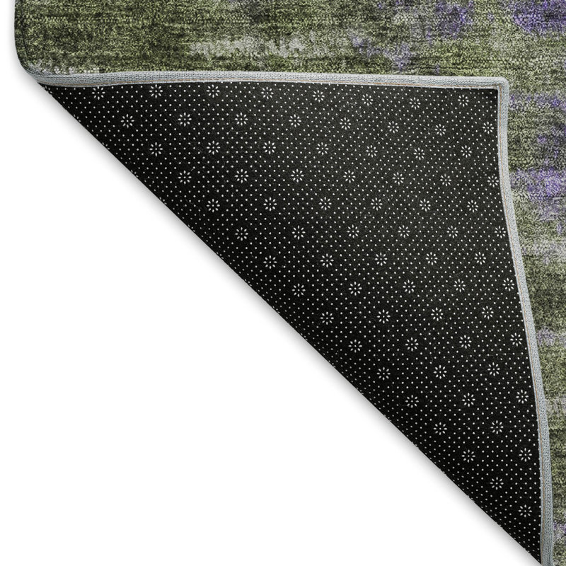 Machine Washable Indoor/Outdoor Bingel ACN2318 Casual Rug, Rectangle 1'8" x 2'6"