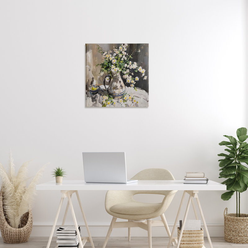 «Late Day Sun Bouquet», art mural sur toile, design par Walker Noble, H 24 po x l 24 po