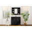 Meuble-lavabo de 36 po avec lavabo supérieur, armoire à miroir, armoire de rangement moderne avec 2 portes à fermeture douce et 2 tiroirs, meuble-lavabo simple-117021182