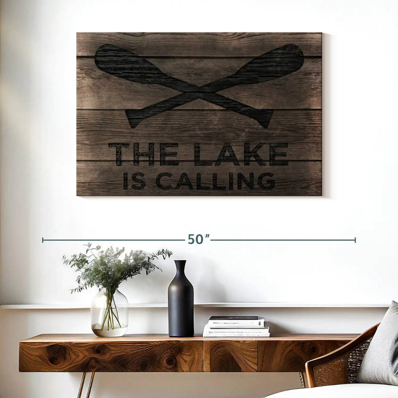 Senne Lake Is Calling, 26" H x 39" W