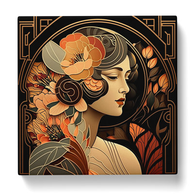 Woman Floral - No Frame Print