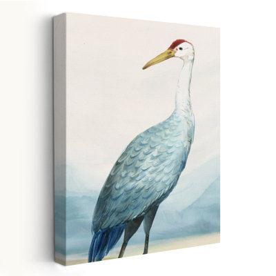 Winged Calm II - Illustration aquarelle d'animaux, oiseaux