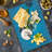Ambesonne Space Cutting Board Large Size Comic UFO and Alien Multicolor