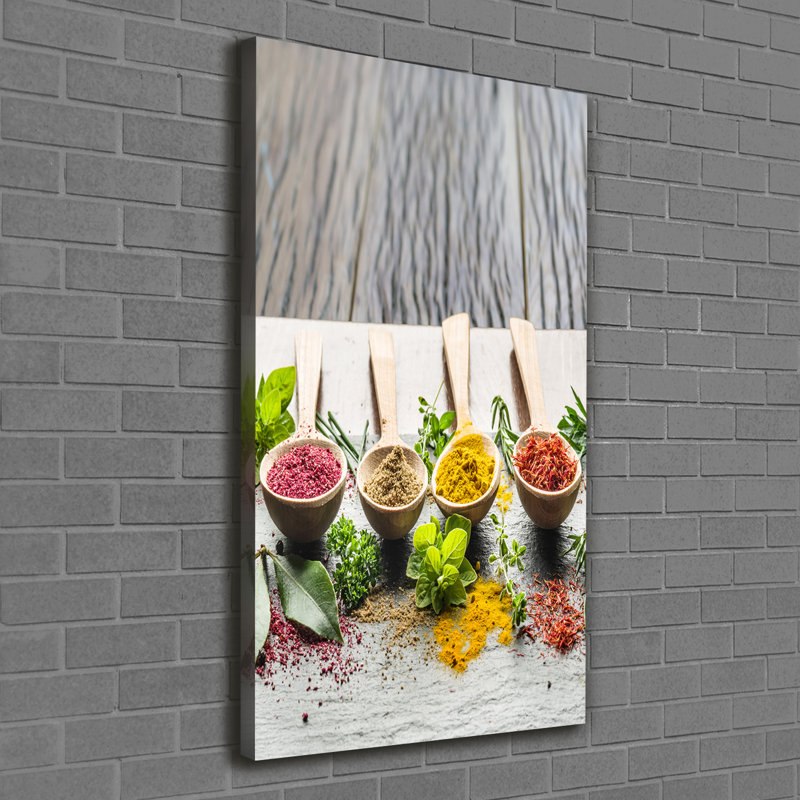 Spices - Wrapped Canvas Print