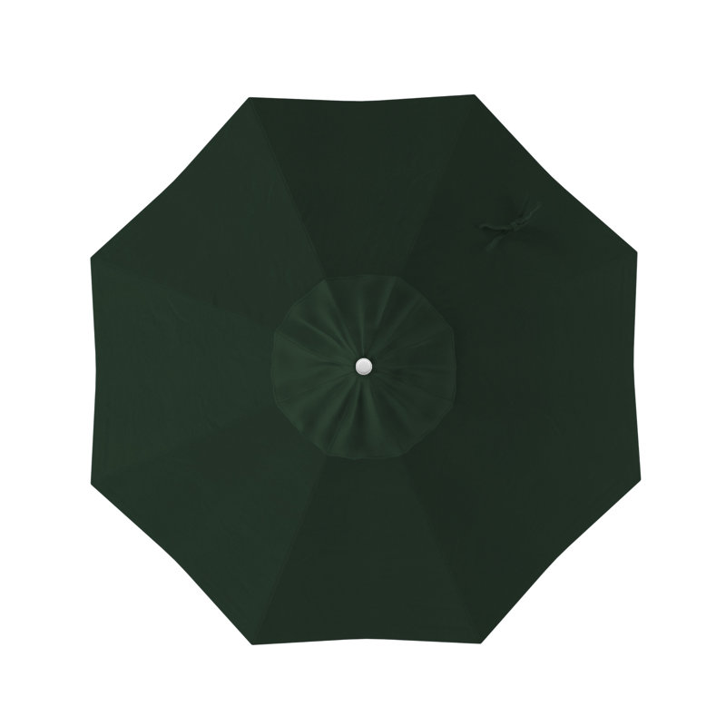 Parasol sunbrella de marché 7,5' Wallach, Toile Sunbrella® vert forêt