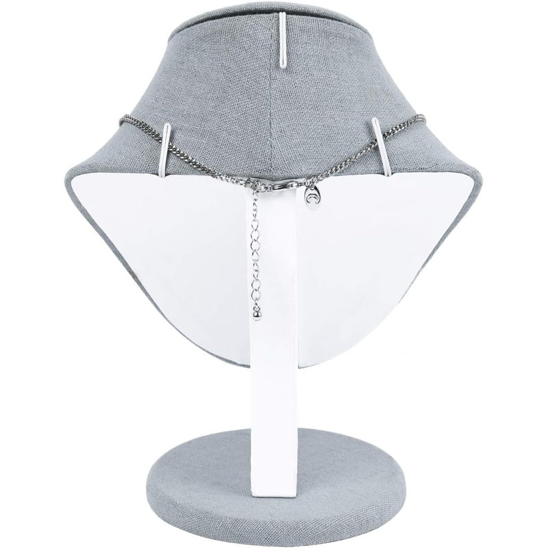 Présentoir à bijoux Montrey, Gris mat