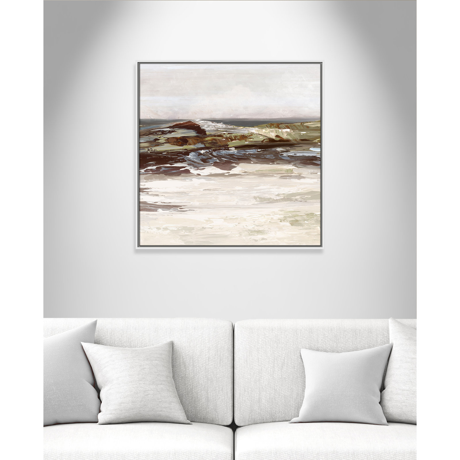 Conan "Stoney Peak" Print, 31.5" H x 31.5" W, White