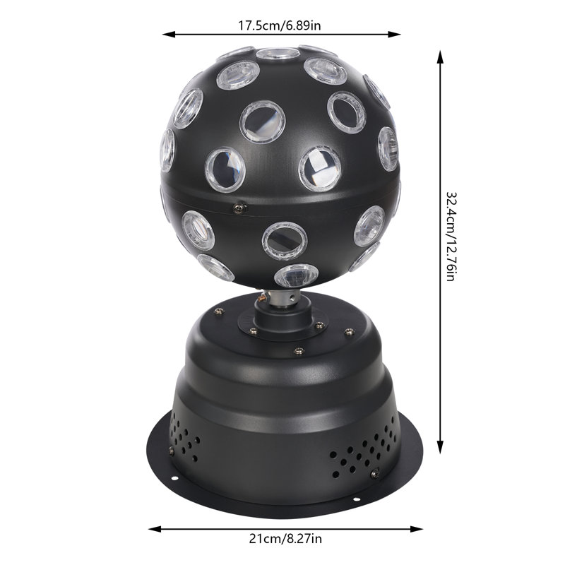 The Holiday Aisle® Party Stage Par Lights DJ Disco Ball Lights 9 Color ...