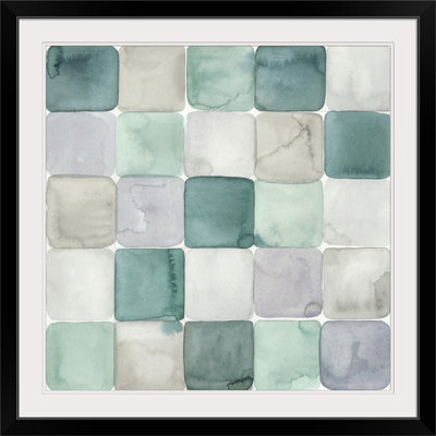 « i », reproduction d’art dépilée Watercolor Window Panes