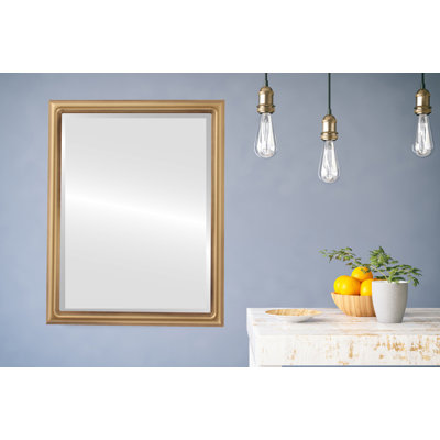 Wooler Wood Flat Wall Mirror
