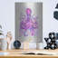 Art mural en métal Breakwater Bay «Octopus Rainbow Splash Pink» par Fab Funky-1668003211