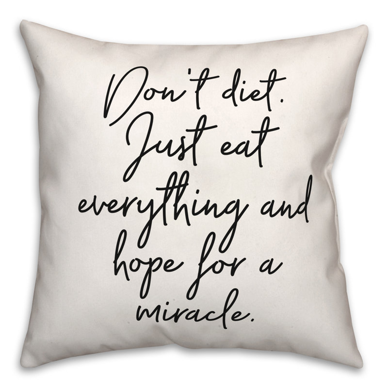 Coussin espoir noir et blanc