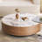 Round microcrystalline stone coffee table-393216166