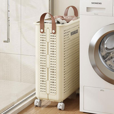 Plastic Laundry Basket with Handles