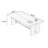 Nut-brown Rectangular Solid Wood Dining table-1916462742