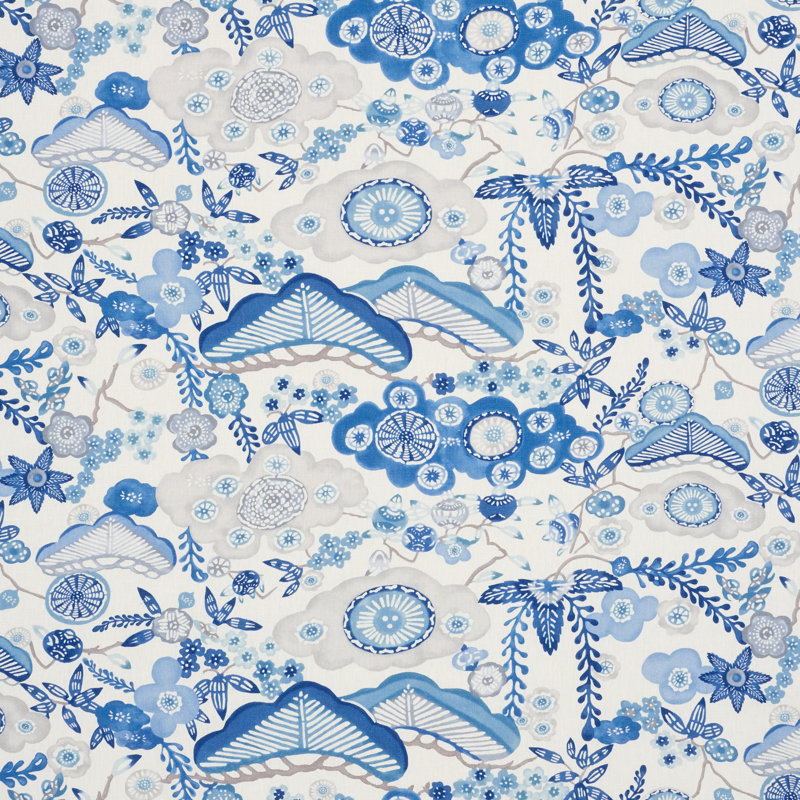 Tissu Yume, Bleu