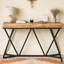 Table console moderne avec plateau en faux marbre-1320156552