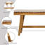 Solid Wood Acacia Outdoor Bench