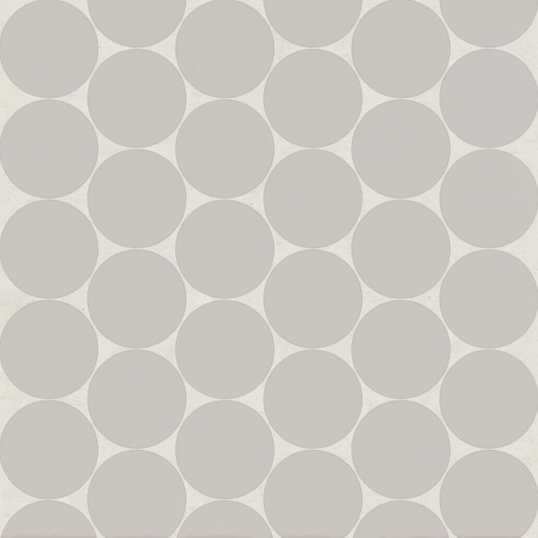 Marin 2" x 2" Penny Round Matte Porcelain Mosaic Tile Bedrosians 