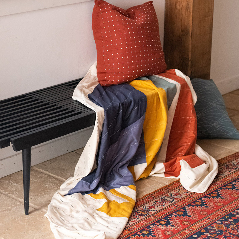 Quilted Throw Blanket