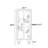 Multi-functional art drawers decorative cabinet