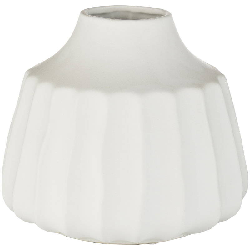 Arether 3-Piece Ceramic Table Vase Set, Ivory