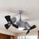 41" Schramm 6 - Blade LED Dual Ceiling Fan with Remote Control and Light Kit Included