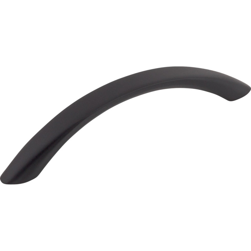 Bow Bar pull, Flat Black, 5 1/16" Center to Center