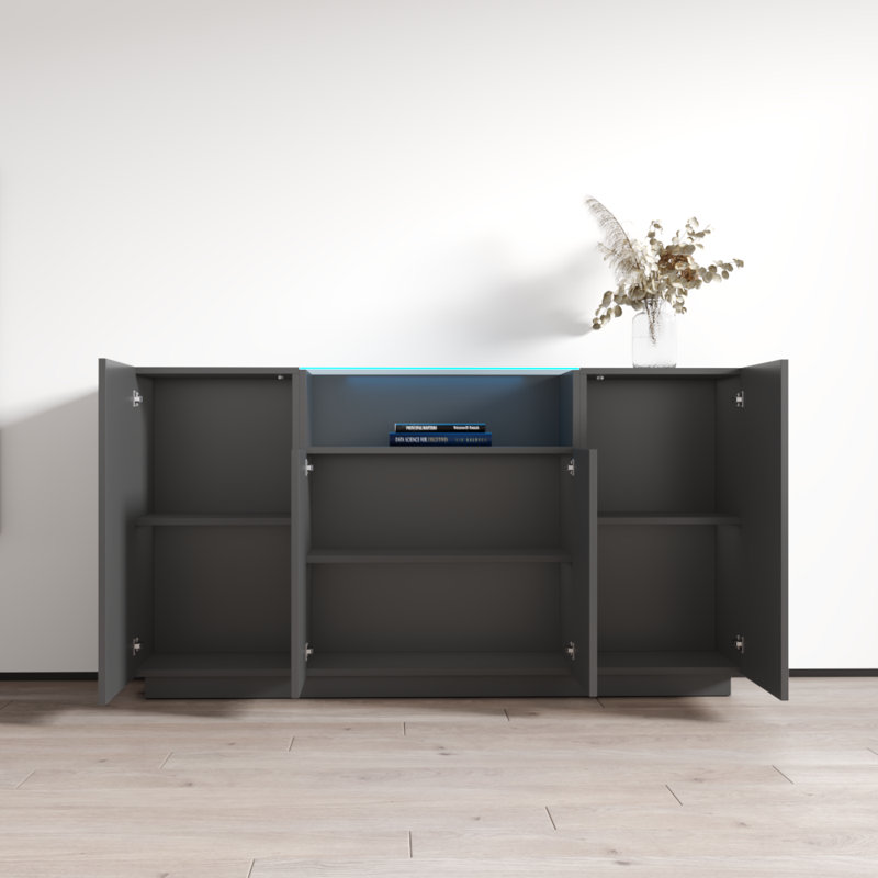 Ashvir 63 po de largeur, gris