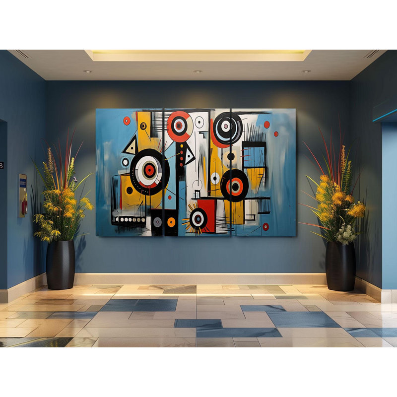 «Triptych», reproduction d'art sur toile, H 24 po x l 48 po