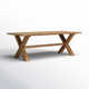 Medlock 86.5'' Wood Outdoor Dining Table