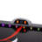 Fat Cat 83" 2 -Player Air Hockey Table with Digital Scoreboard and Lights