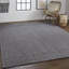 Haverhill Transitional Solid, Gray/Silver Area Rug-1601624325