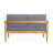 Outdoor solid wood Loveseat