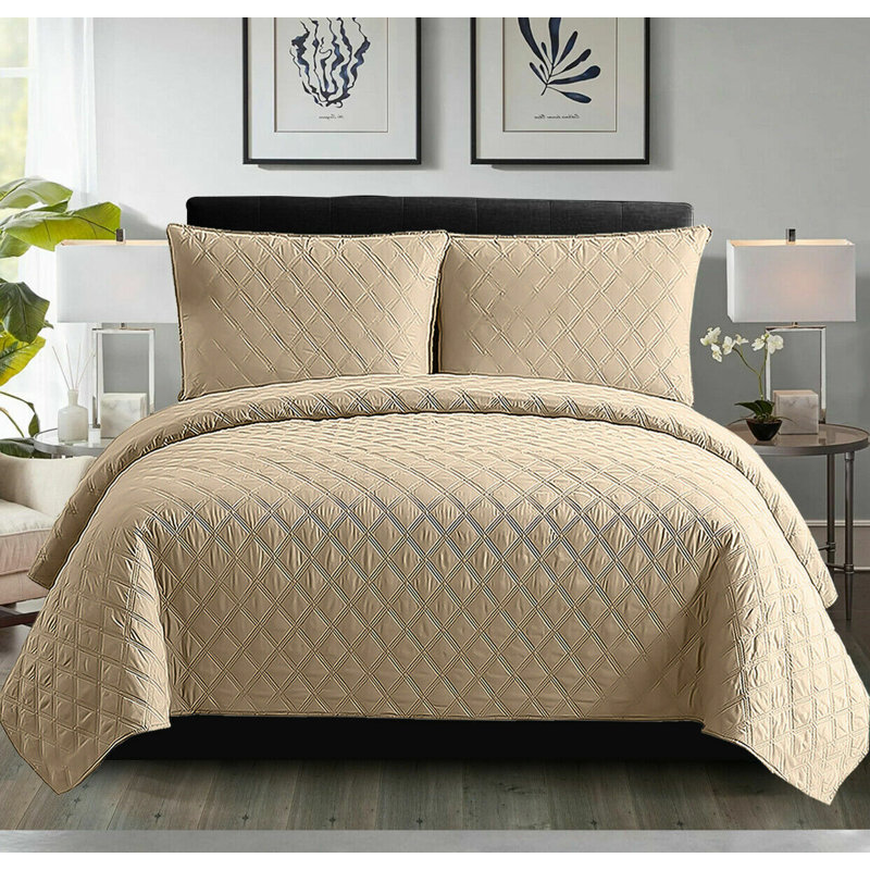 Amnon Throw Blanket, Beige, W240 x L240cm