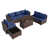 Blue Cushion/Brown Frame is out of stock