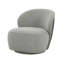 Chaise d'appoint pivotante de 31,5 po Polimeris