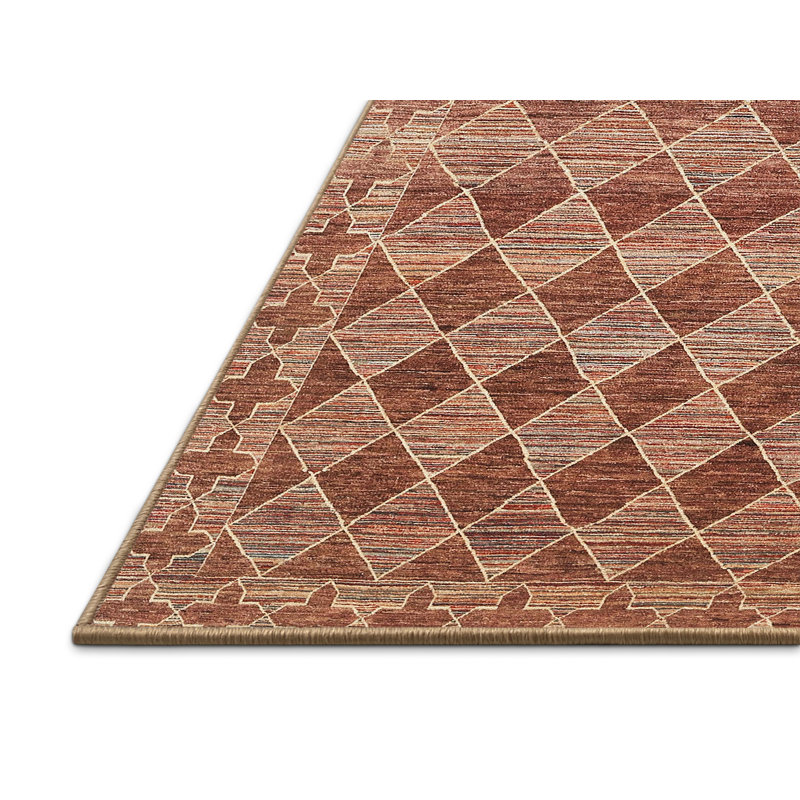 Tapis contemporain brun, Rectangle 8 pi x 10 pi