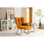 Chaise berçante moderne avec repose-pieds réglable, paquet de 36,8 lb, taille de paquet de 27,2 po x 15 po-1192698386