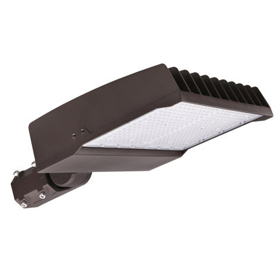 600-Watt Equivalent Integrated LED Flood Light Adjustable 13300-30750 Lumens and CCT with Photocell