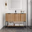 Meuble-lavabo autoportant de 48 po avec lavabo en résine