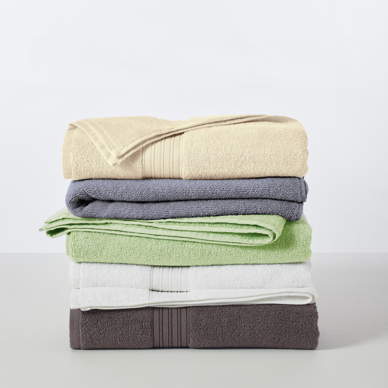 Essuie-mains 100% coton ultra doux à séchage rapide, Vert mer