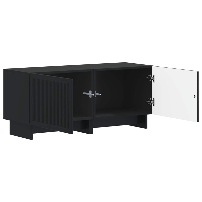 Unfinished with Fireplace Included, Black