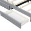 Lit de jour simple TG avec deux tiroirs de rangement, gris, pour des espaces de vie flexibles Confort extensible - Orienté-1584299005-1584299007