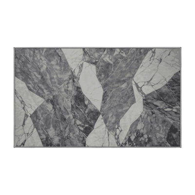 Machine Washable Gray Area Rug
